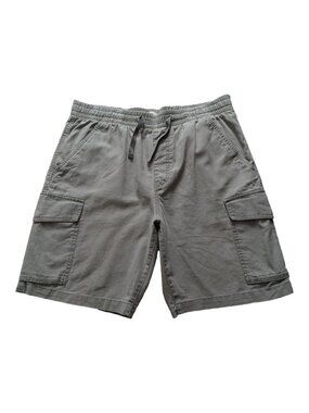 Old Navy Linen Cotton Utility Drawstring Cargo Shorts Mens (L)